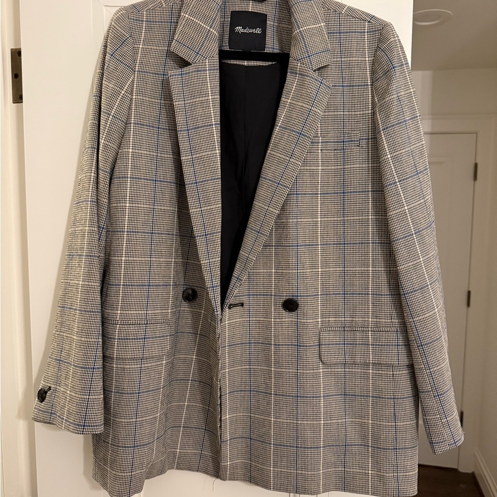 Madewell Plaid Blazer